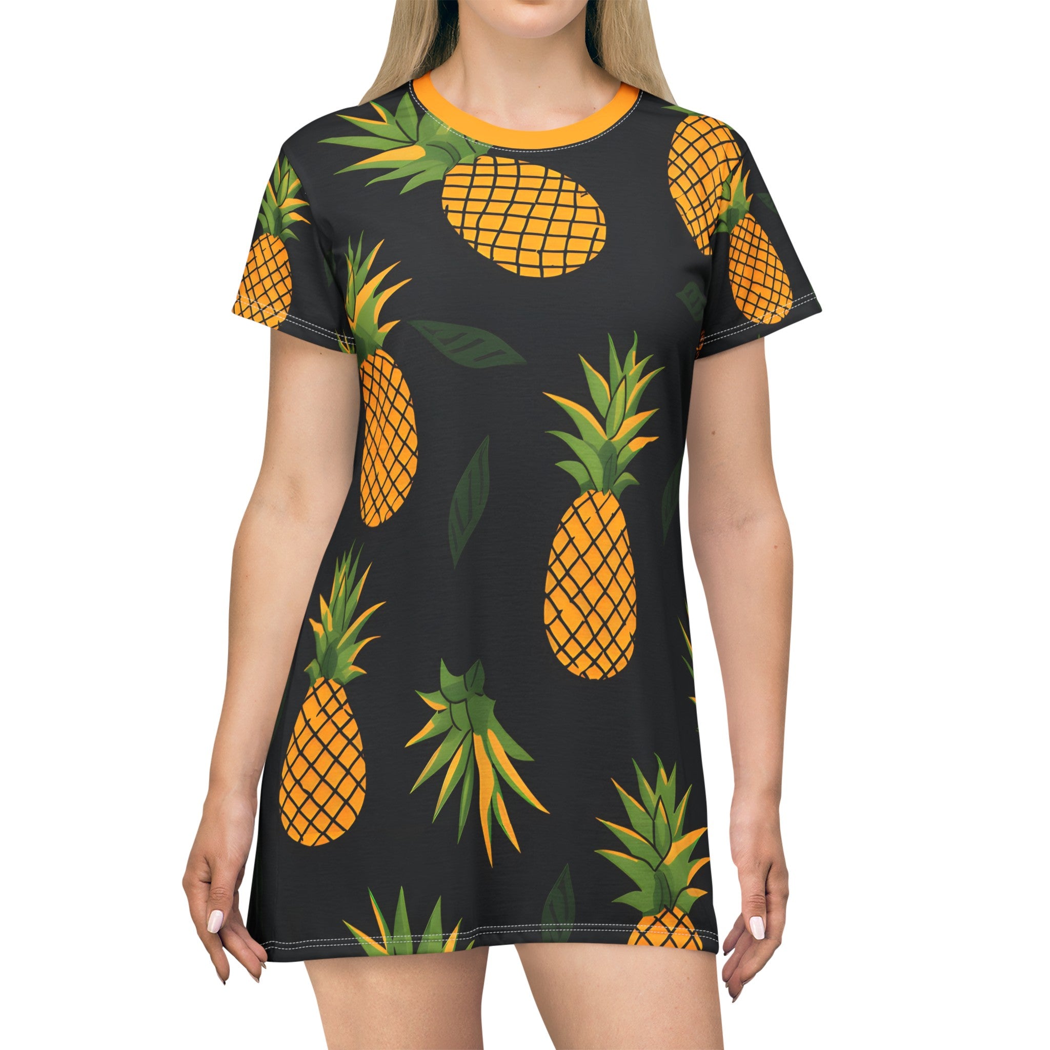 Pineapple Print Dress hotsell