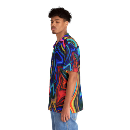 Hawaiian Shirts - Men's Opulent Splash Hawaiian Shirt - Acid Daddy