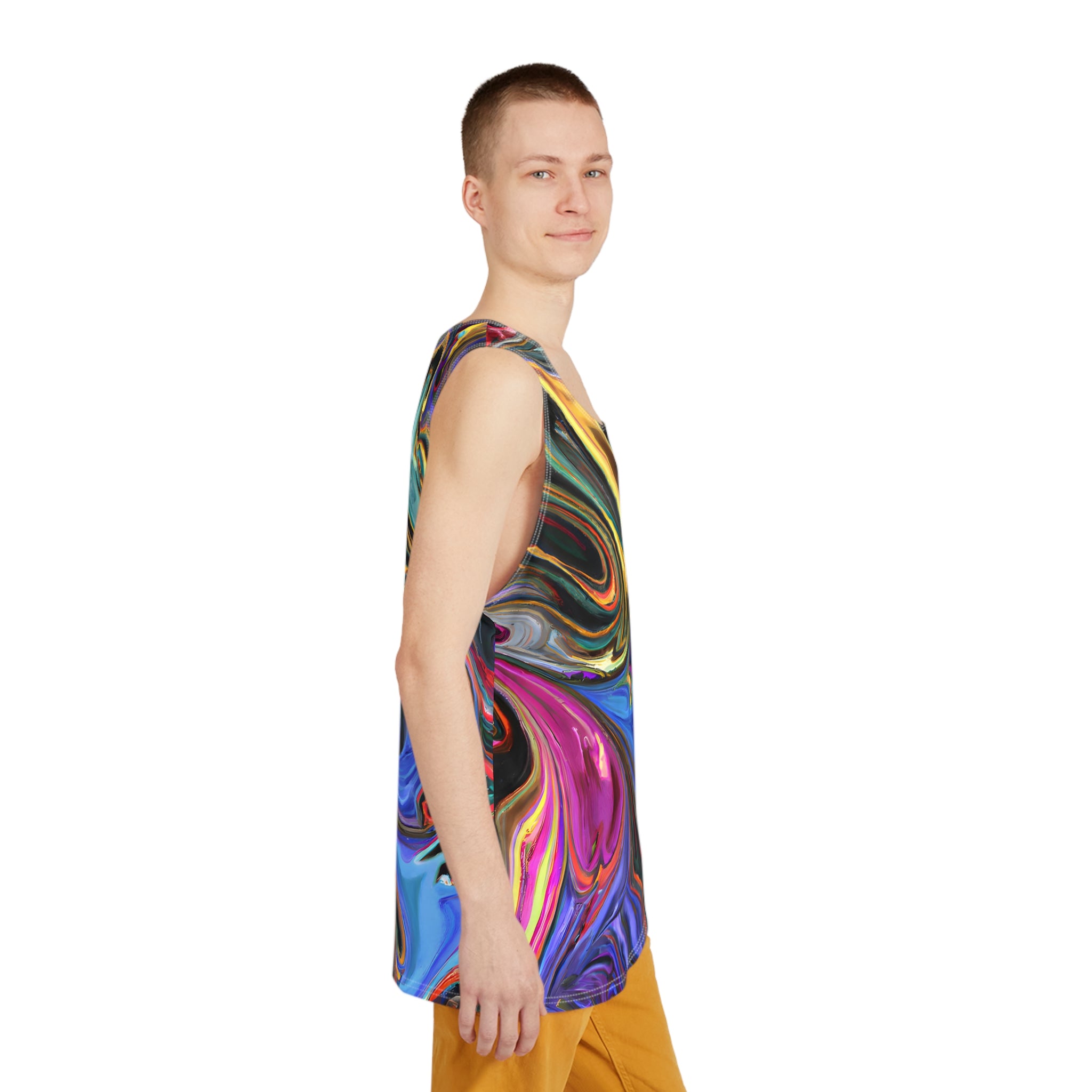 All Over Prints - Painted Serenity Pop Tank Top - Acid Daddy