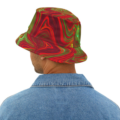 Retro Lime Bucket Hat