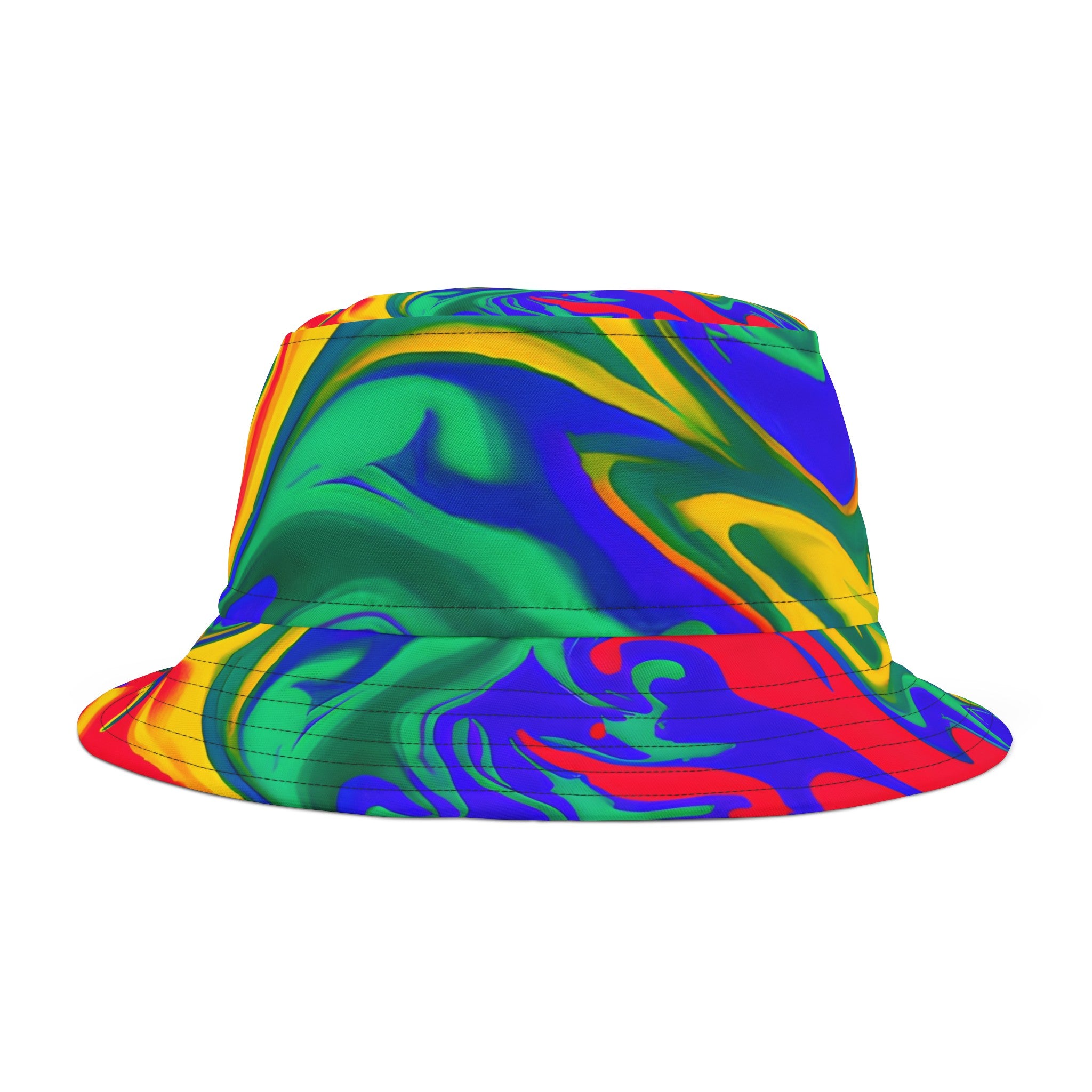 Hats - Fire Groove Rave Festival Bucket Hat - Acid Daddy