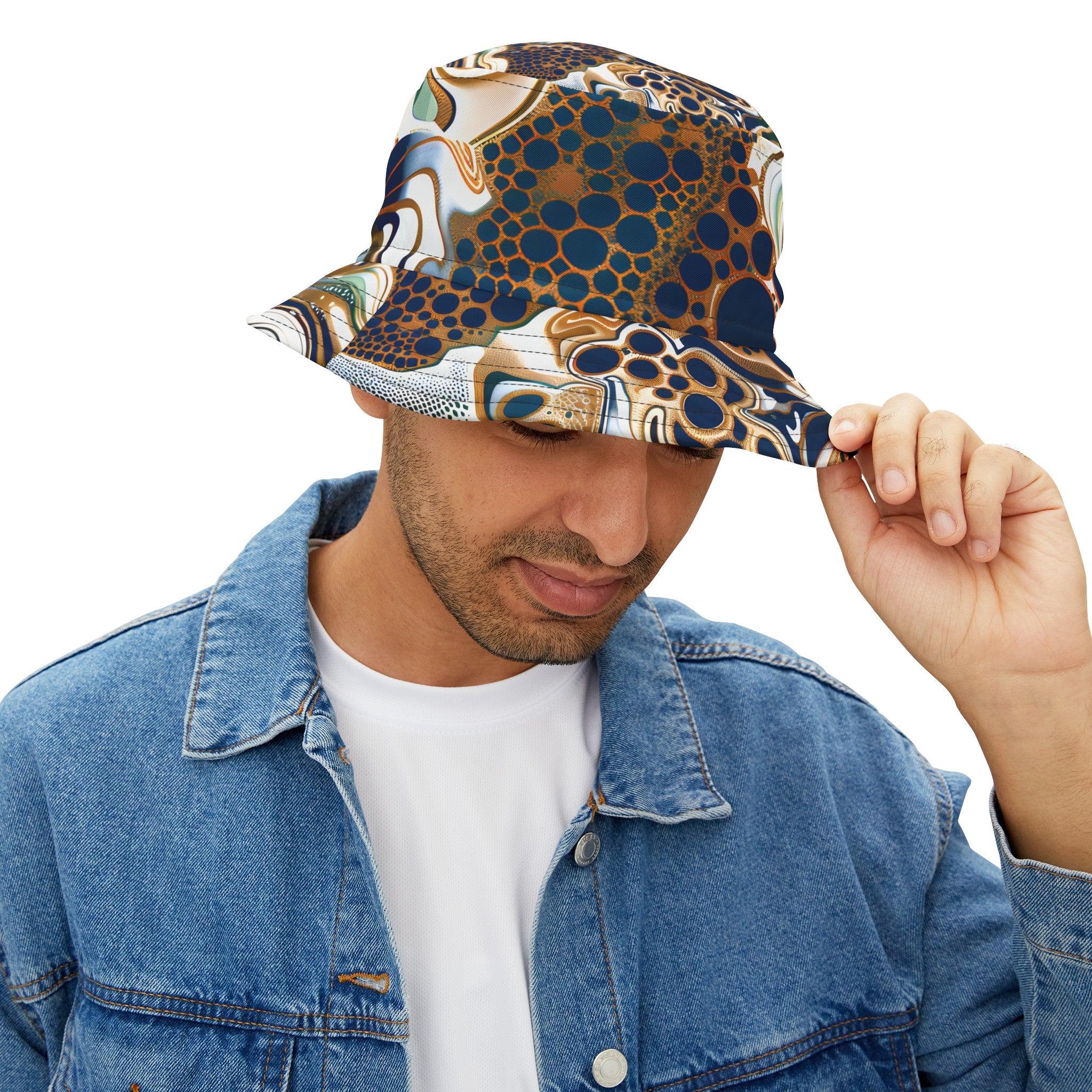 Hats - Sapphire Groove Fest Bucket Hat - Acid Daddy