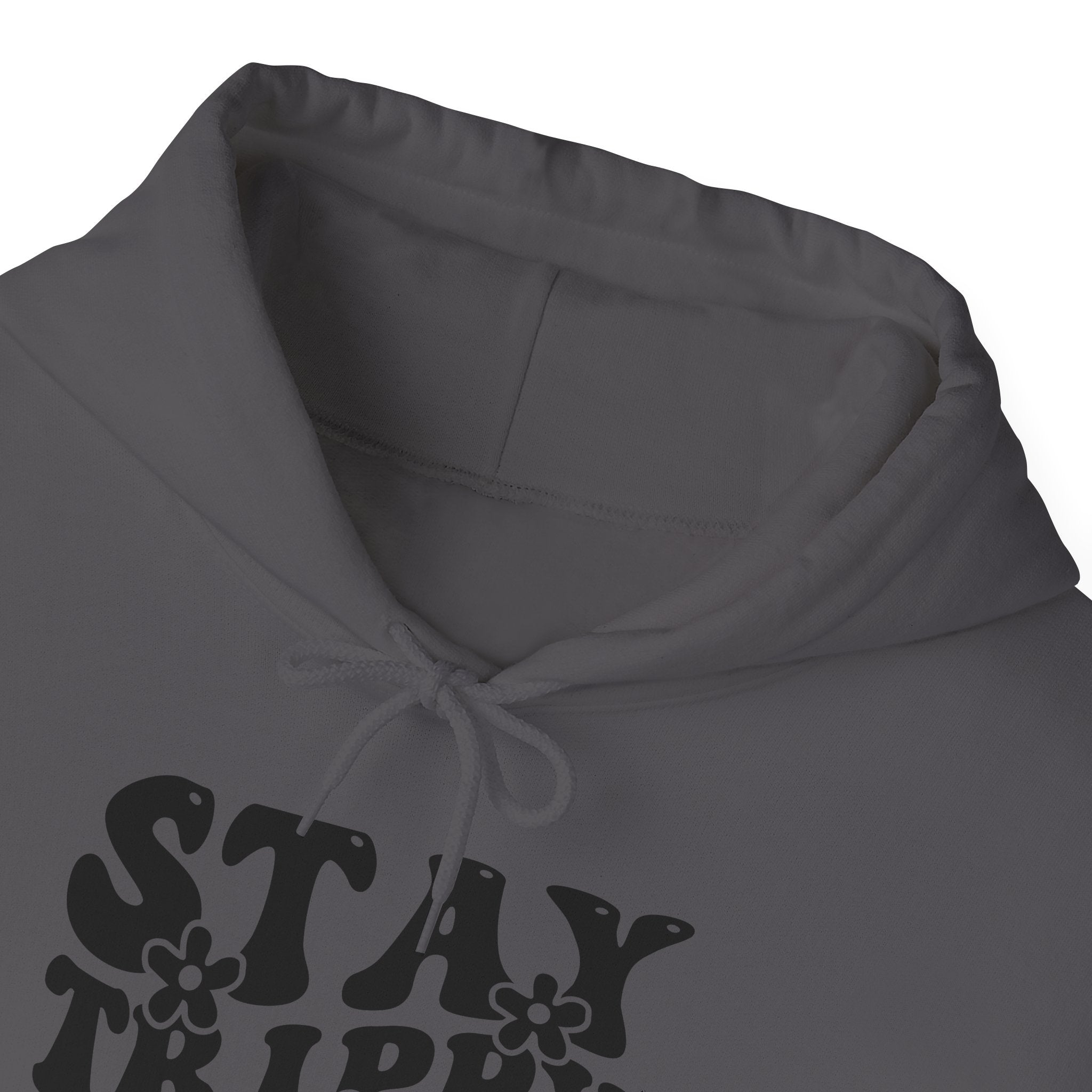 Festival Gear - Hoodie - Trippy Hippie Slogan Winter Hoodie (Front Print) - Acid Daddy