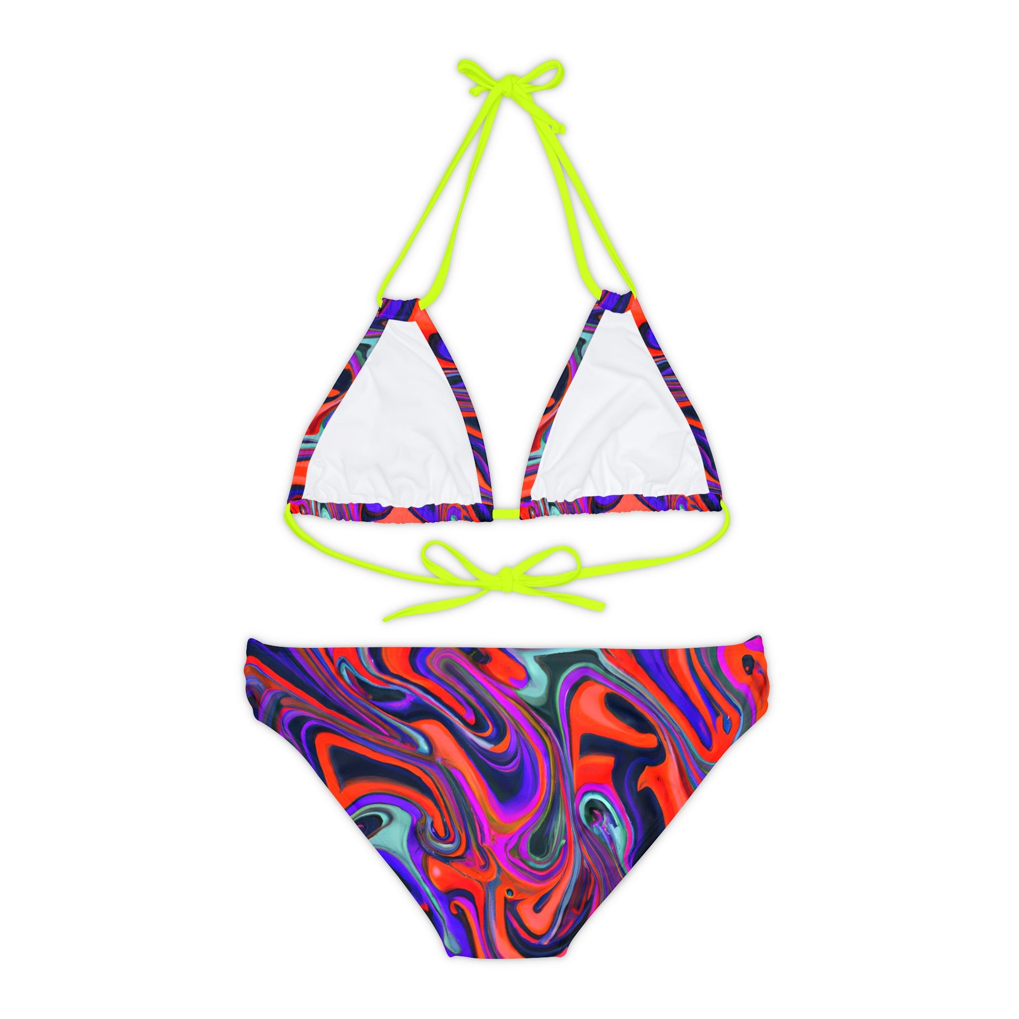 All Over Prints - Women's Euphoric Strappy Bikini - Acid Daddy