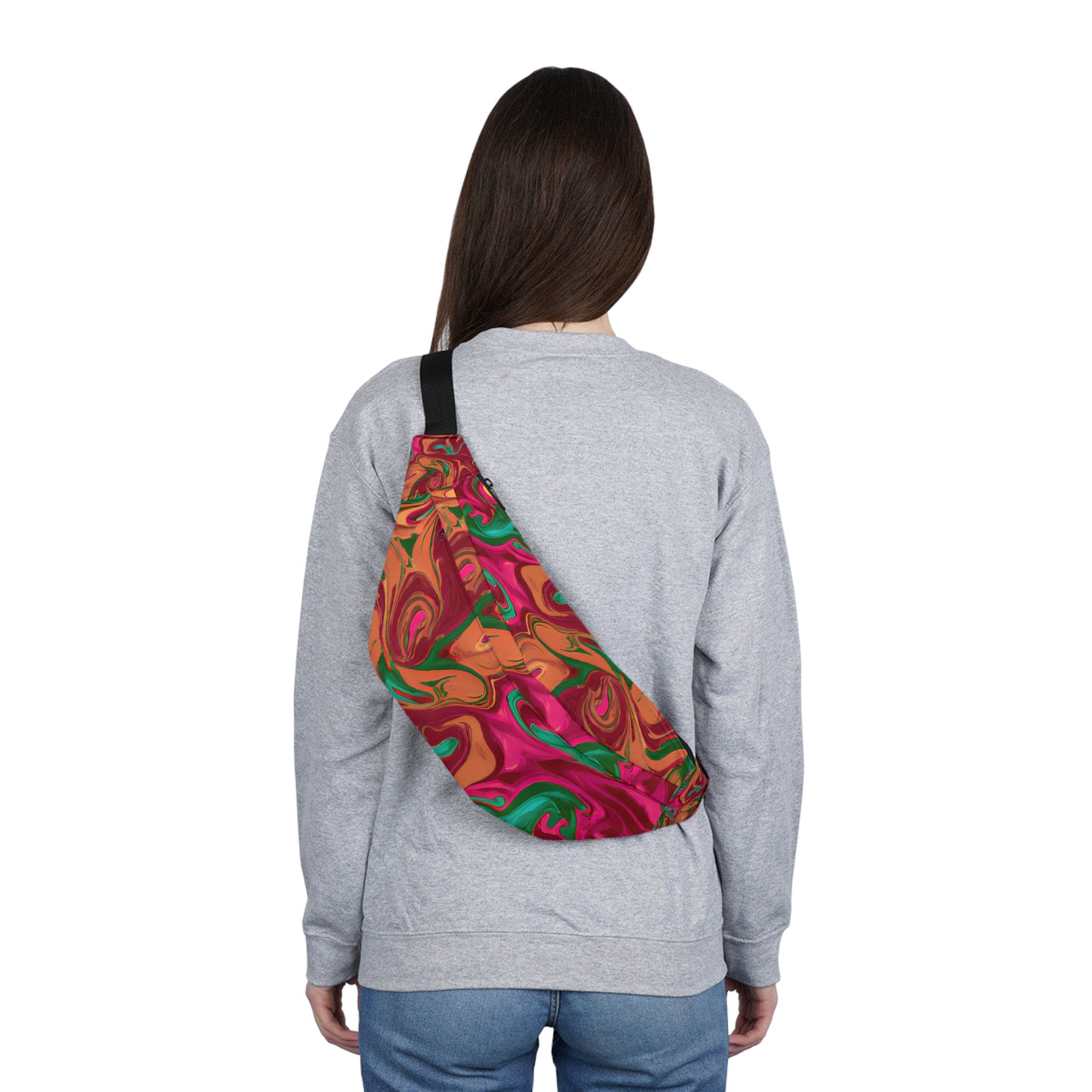 Bags - Vibrant Psychedelic Forest Fanny Pack (Large) - Acid Daddy