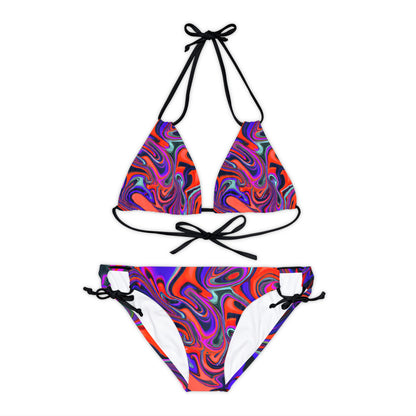 All Over Prints - Women's Euphoric Strappy Bikini - Acid Daddy