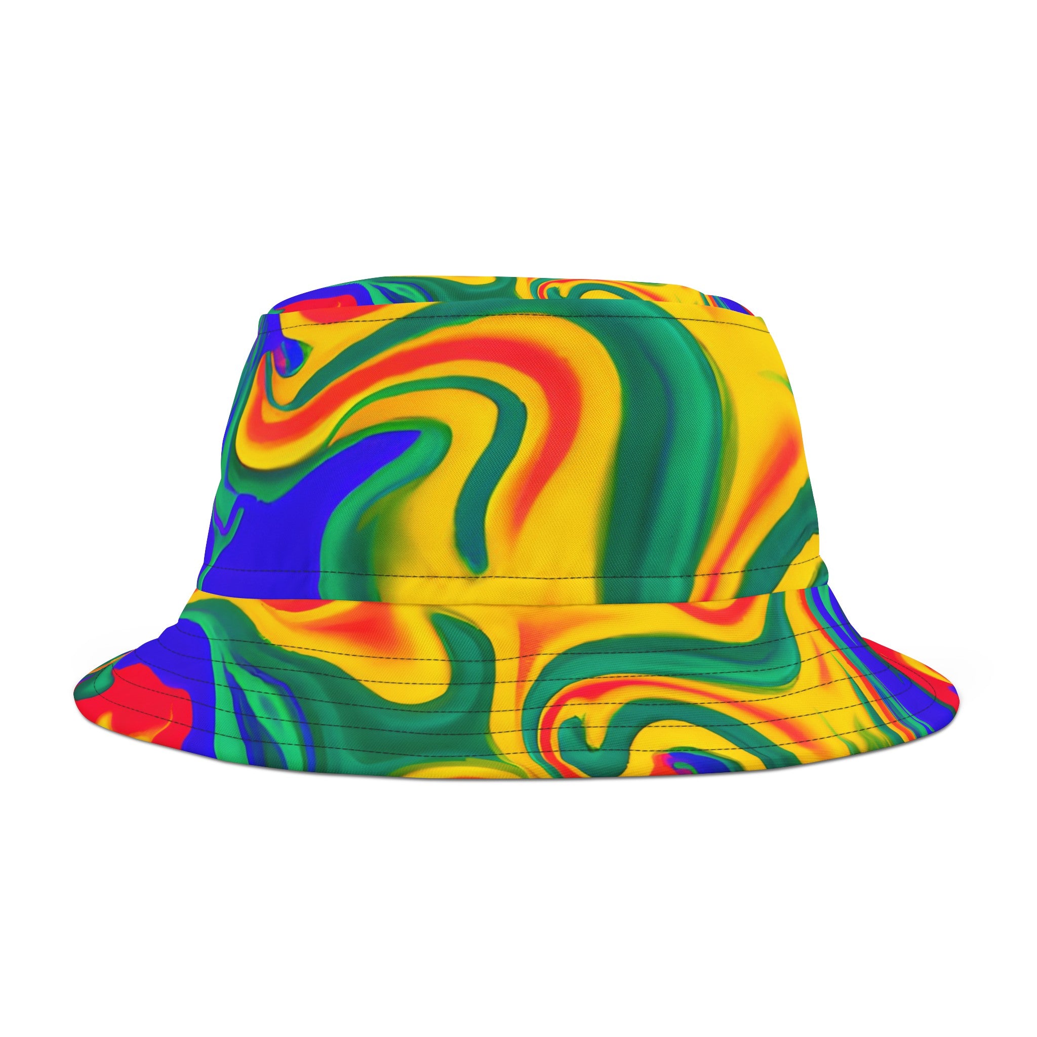 Hats - Fire Groove Rave Festival Bucket Hat - Acid Daddy