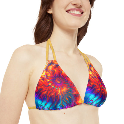 All Over Prints - Women's Fibonacci 2.0 Strappy Bikini - Acid Daddy