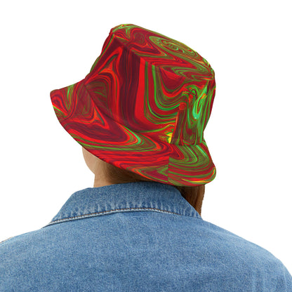 Retro Lime Bucket Hat