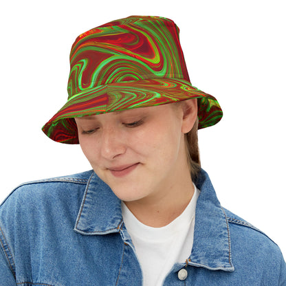 Retro Lime Bucket Hat