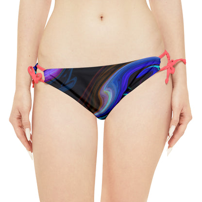 All Over Prints - Women's Midnight Aura Strappy Bikini Set - Acid Daddy