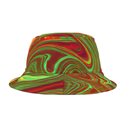 Retro Lime Bucket Hat