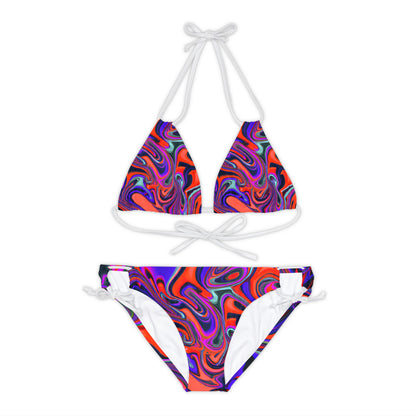 All Over Prints - Women's Euphoric Strappy Bikini - Acid Daddy