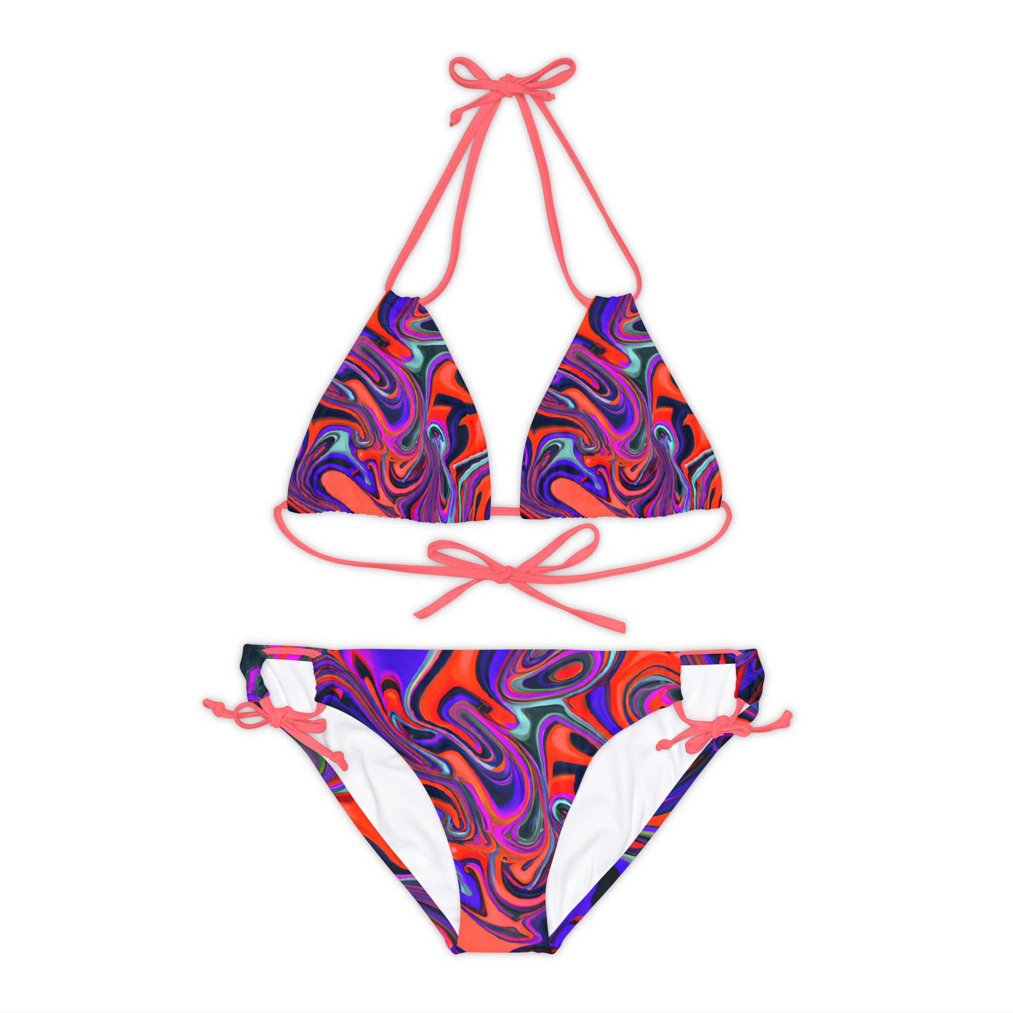 All Over Prints - Women's Euphoric Strappy Bikini - Acid Daddy