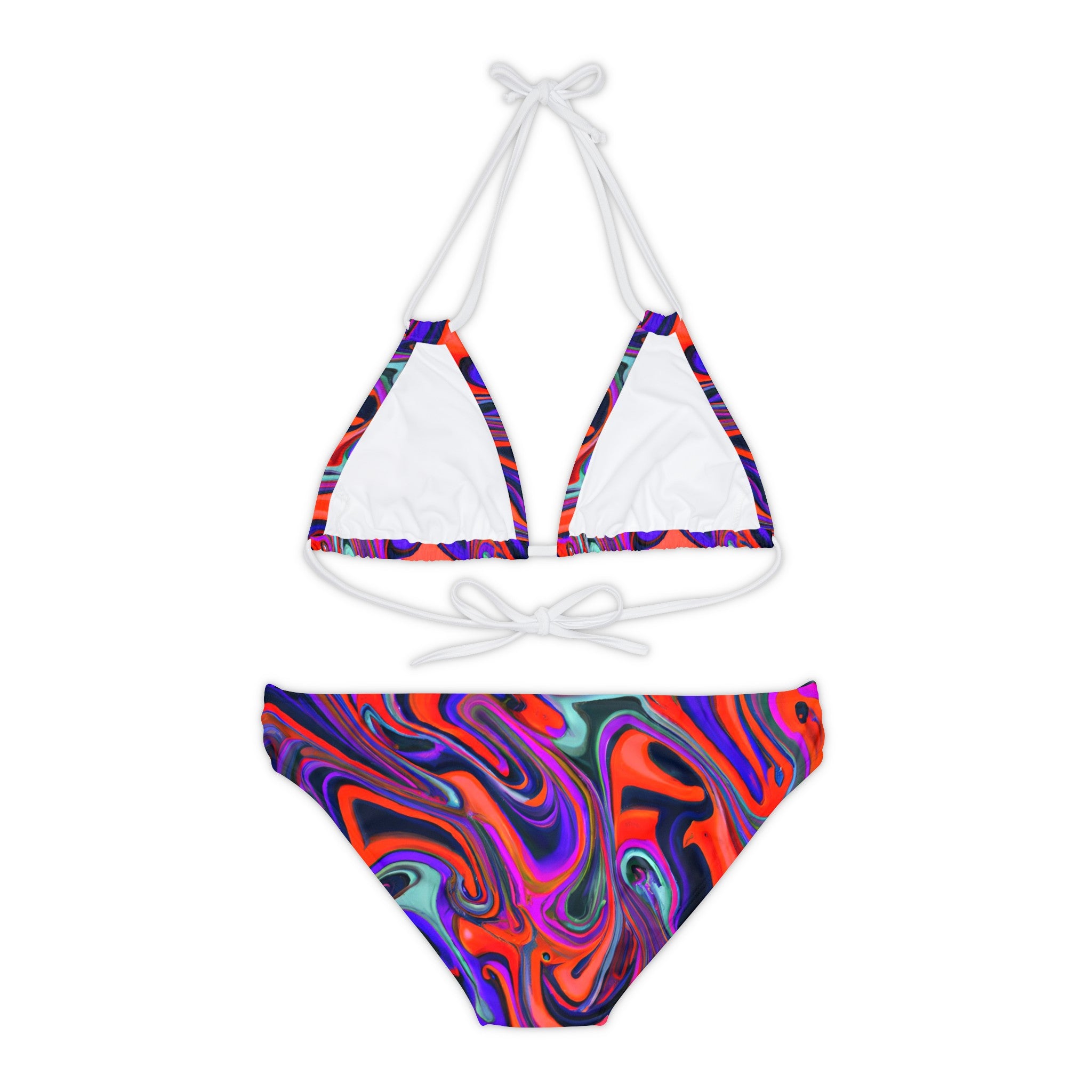 All Over Prints - Women's Euphoric Strappy Bikini - Acid Daddy