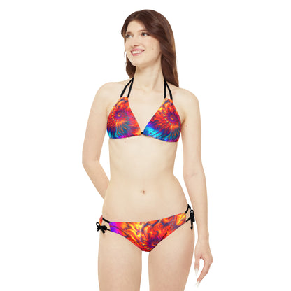 All Over Prints - Women's Fibonacci 2.0 Strappy Bikini - Acid Daddy