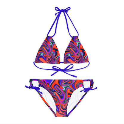 All Over Prints - Women's Euphoric Strappy Bikini - Acid Daddy