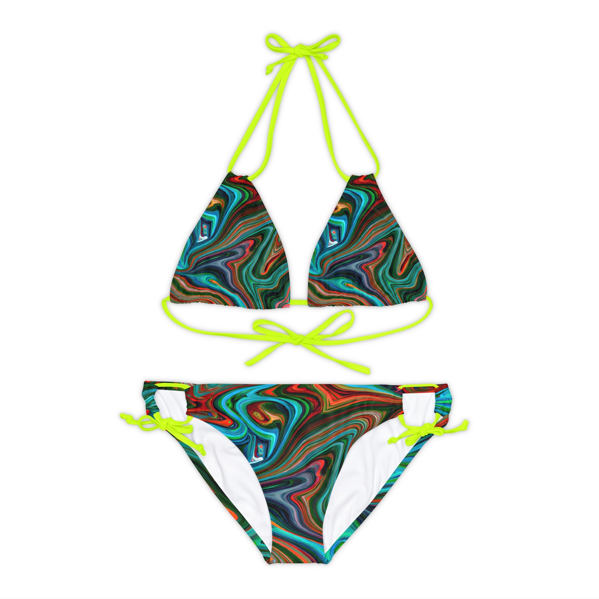 All Over Prints - Women's Infinity Strappy Bikini - Acid Daddy