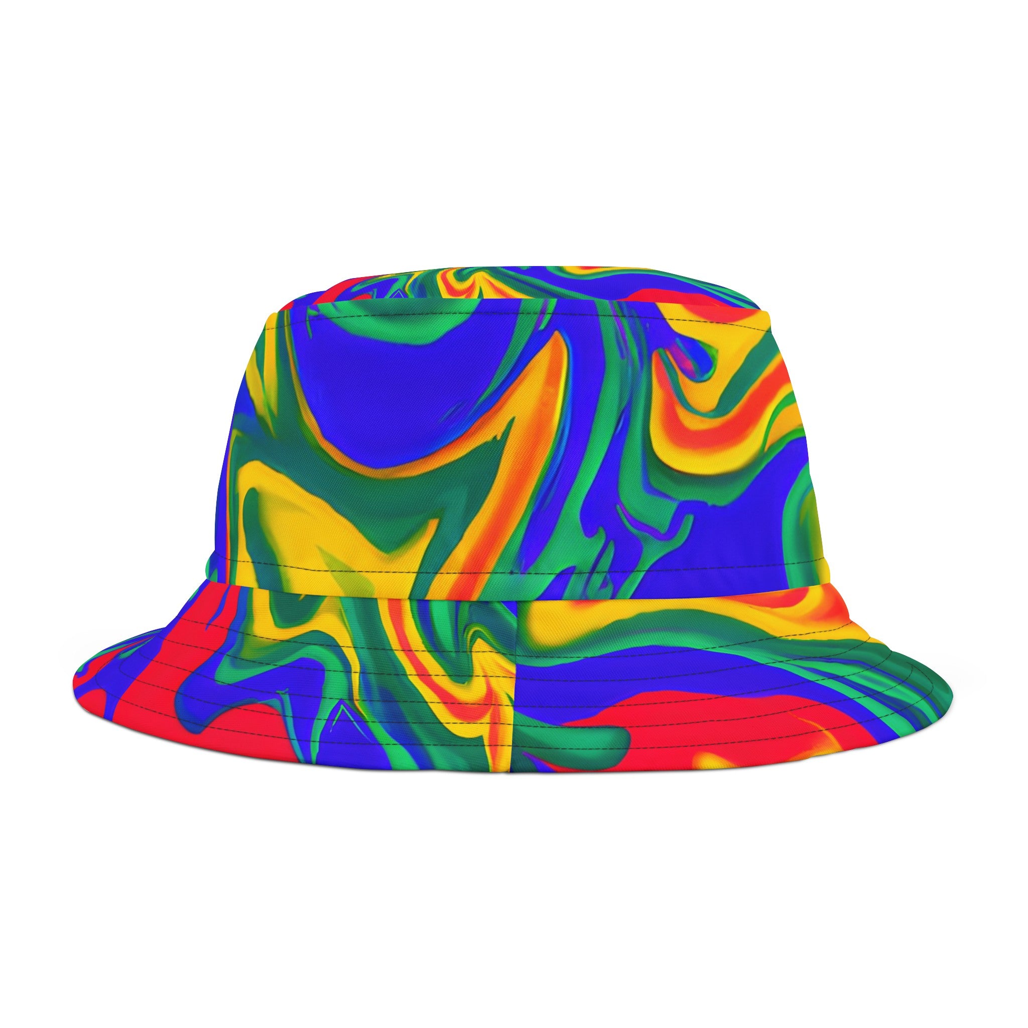 Hats - Fire Groove Rave Festival Bucket Hat - Acid Daddy