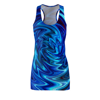 Vortex Blue Racerback Dress