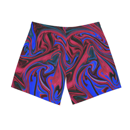 Tropical Blue Wave Beach Shorts