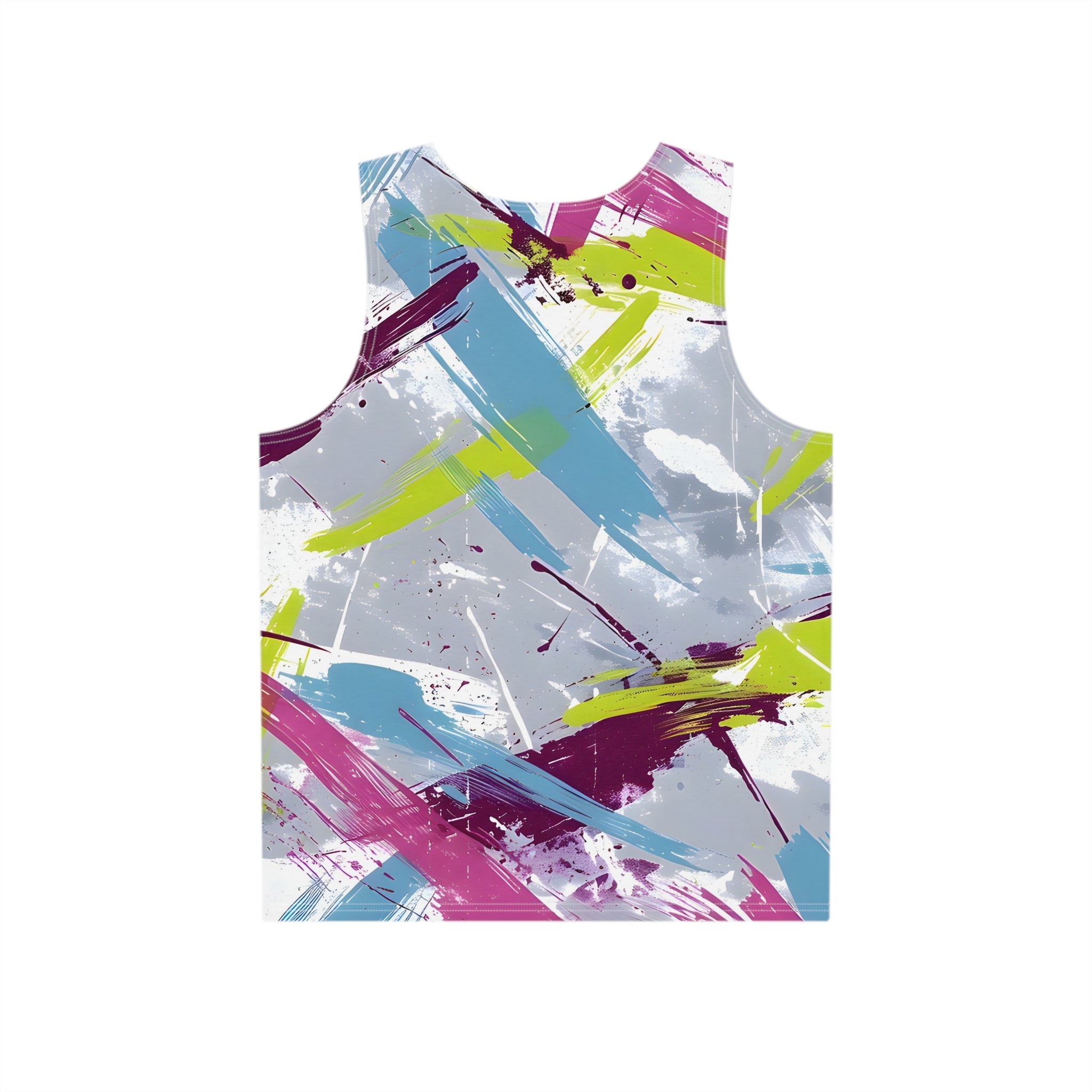 All Over Prints - Summer Gray Splash Tank Top - Acid Daddy