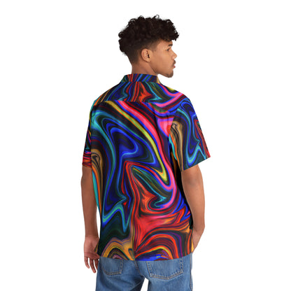 Hawaiian Shirts - Men's Opulent Splash Hawaiian Shirt - Acid Daddy