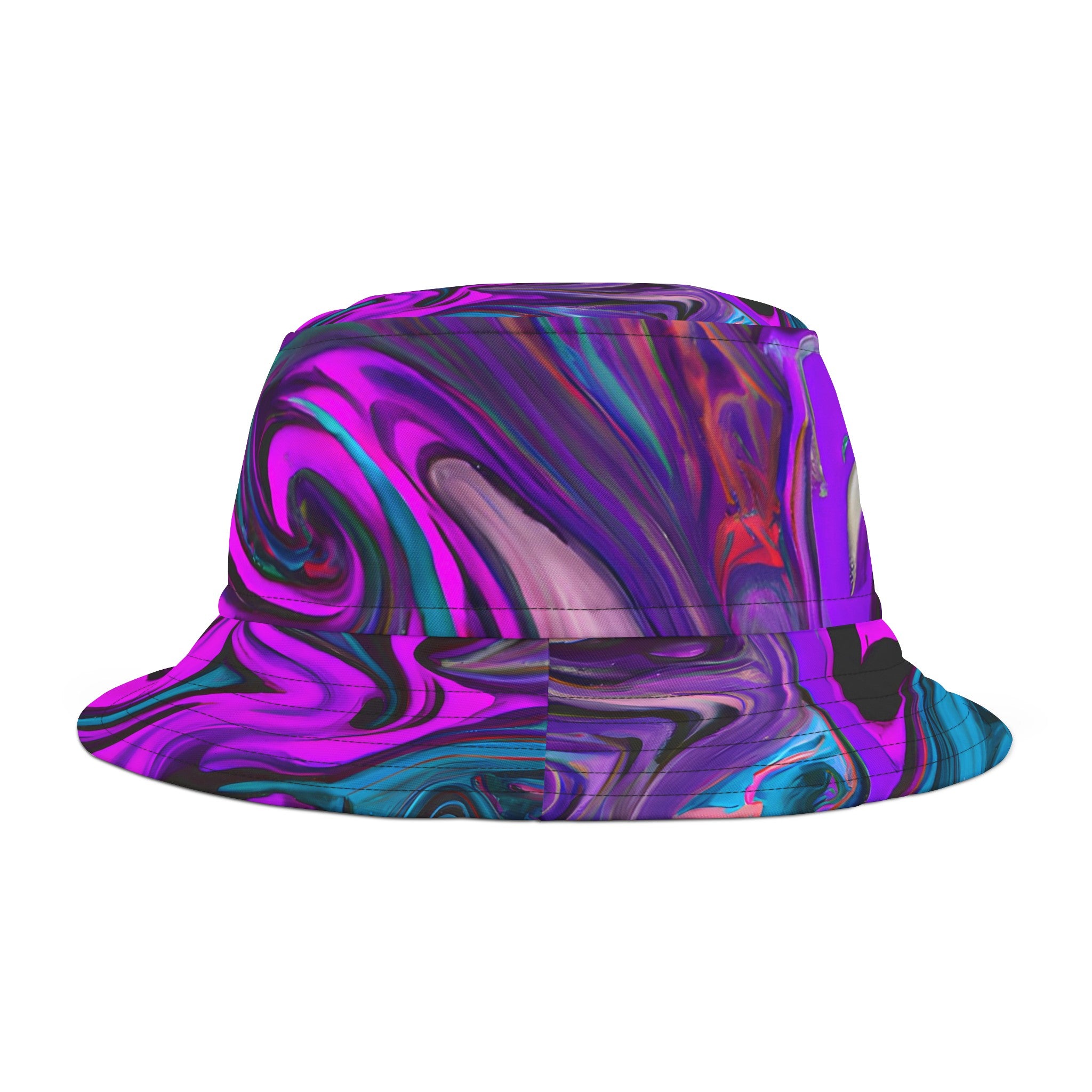 Hats - Festival Fever Pink Bucket Hat - Acid Daddy