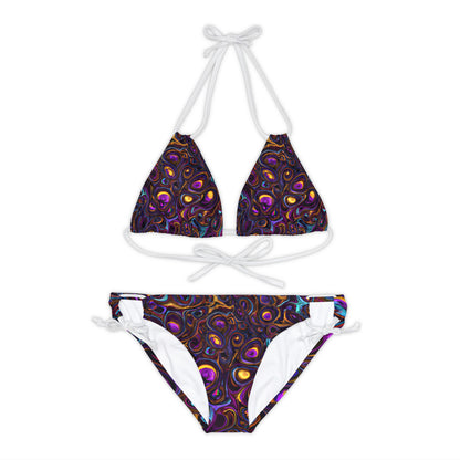 All Over Prints - Women's Heady Strappy Bikini - Acid Daddy