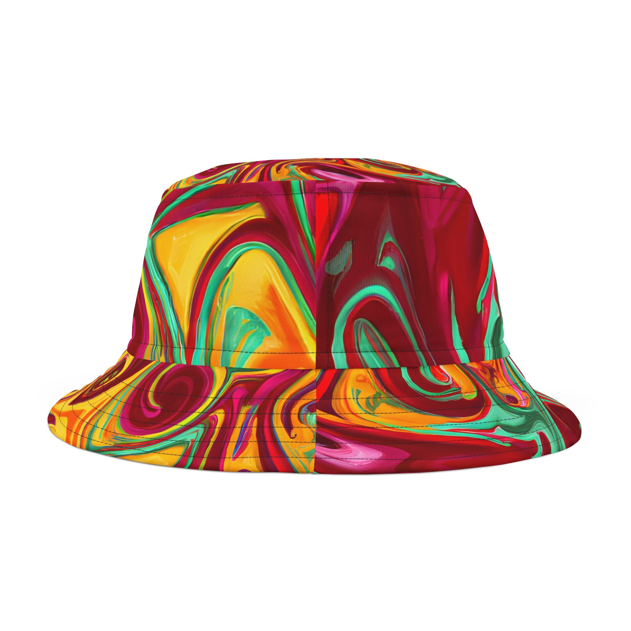 Hats - Aloha Fest Vibes Bucket Hat - Acid Daddy