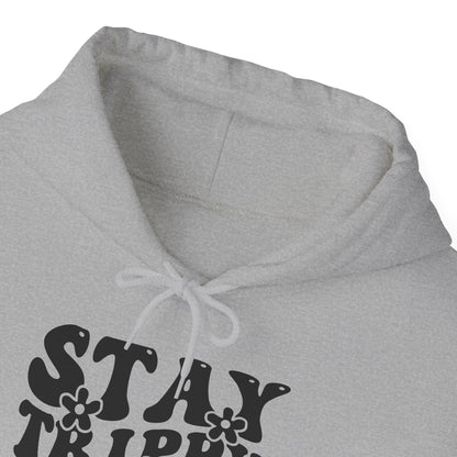 Festival Gear - Hoodie - Trippy Hippie Slogan Winter Hoodie (Front Print) - Acid Daddy