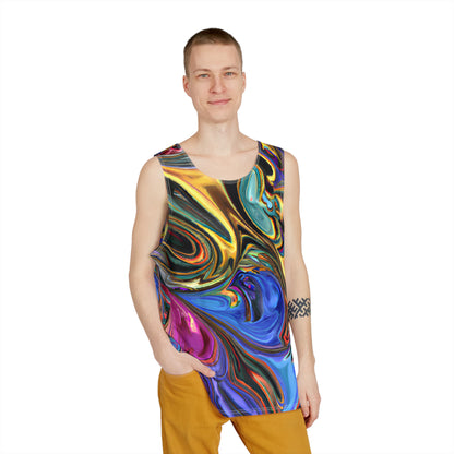 All Over Prints - Painted Serenity Pop Tank Top - Acid Daddy