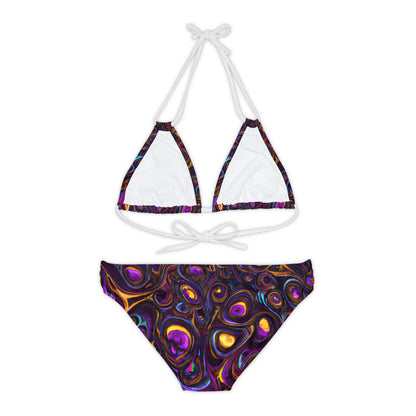 All Over Prints - Women's Heady Strappy Bikini - Acid Daddy