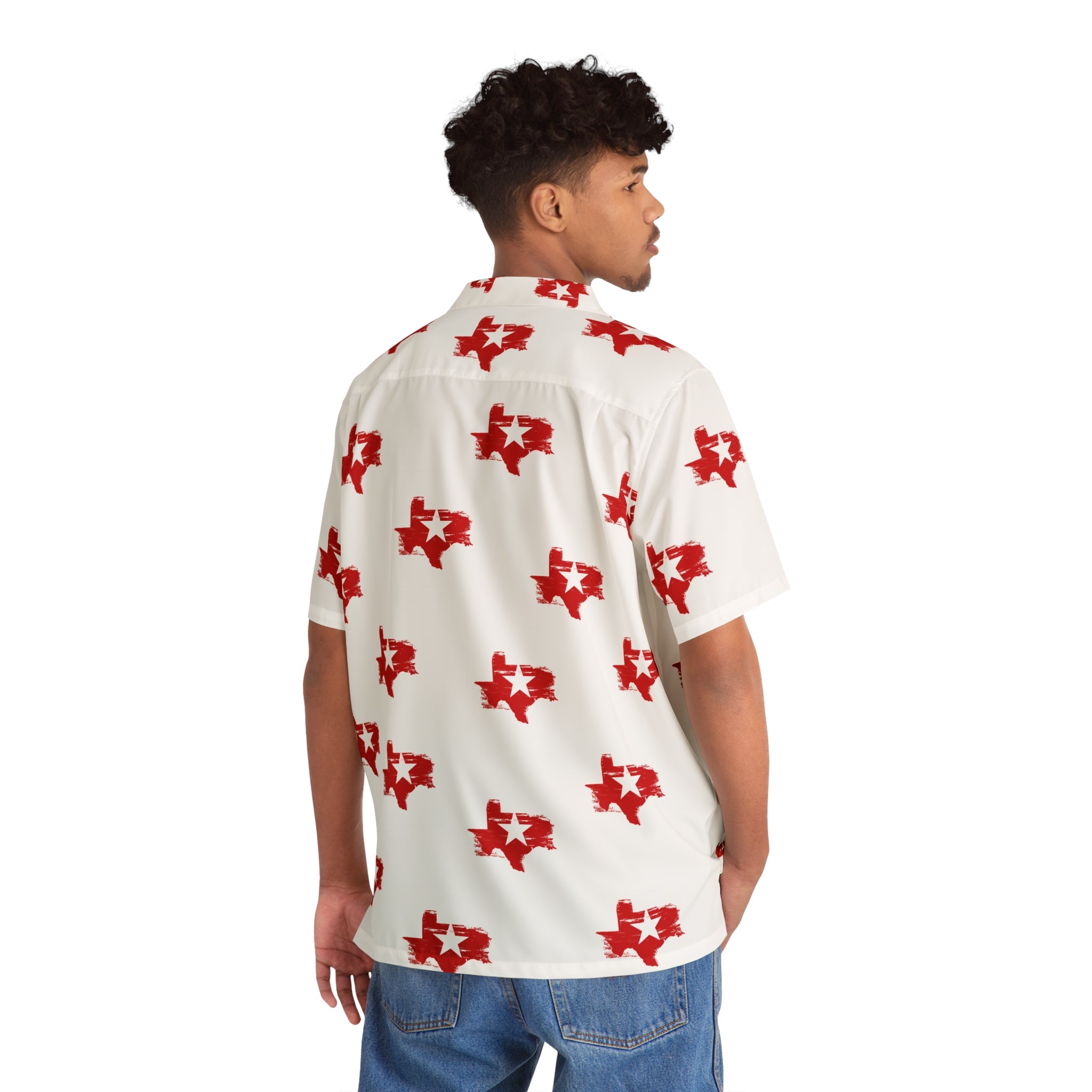 All Over Prints - Men's Texas Pride Hawaiian Shirt - Acid Daddy