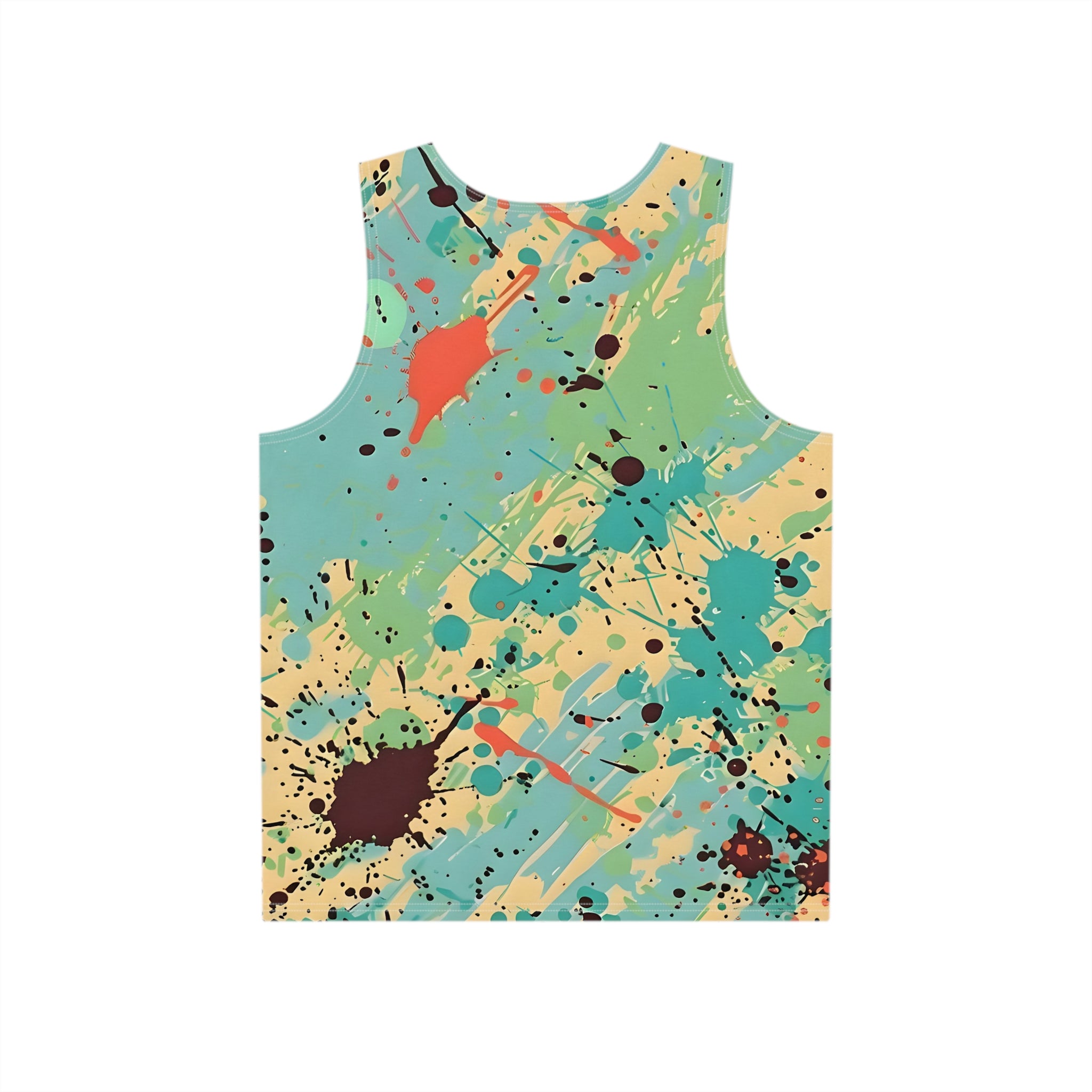 Tank Tops - Men's Tropical Splash Wave Tank Top - Acid Daddy