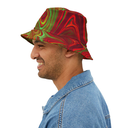 Retro Lime Bucket Hat