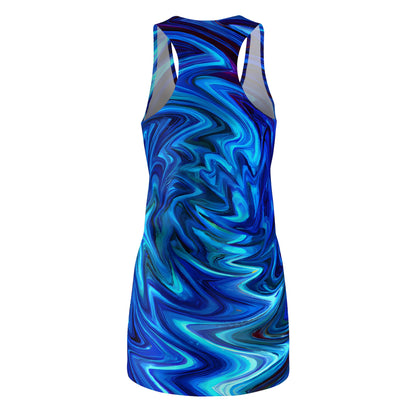 Vortex Blue Racerback Dress