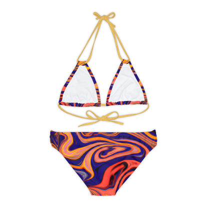 All Over Prints - Transcendent Zen Strappy Bikini - Acid Daddy