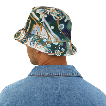 Hats - Sapphire Groove Fest Bucket Hat - Acid Daddy