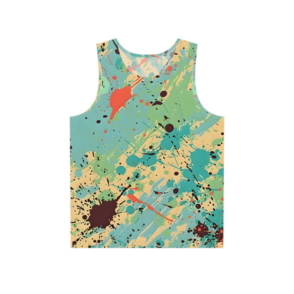 Tank Tops - Men's Tropical Splash Wave Tank Top - Acid Daddy