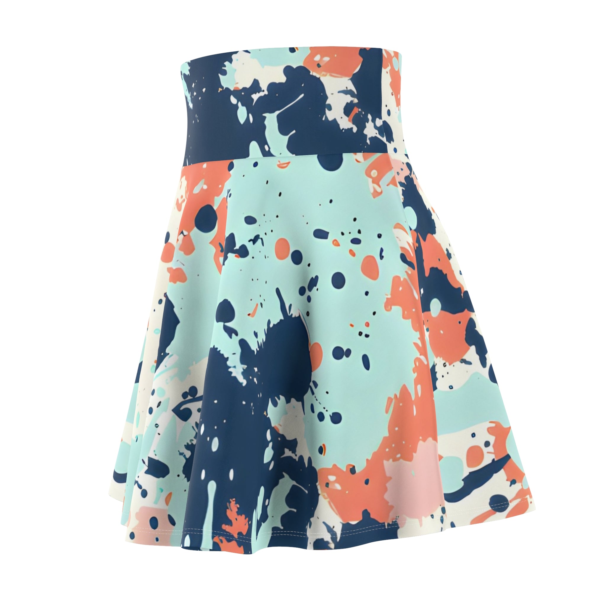 Skater Skirts - Ocean Breeze Splash Skater Skirt - Acid Daddy