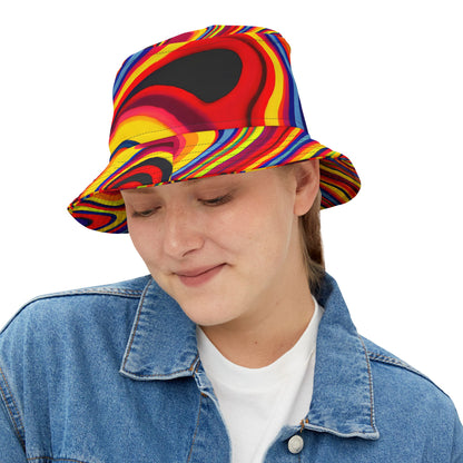 Retro Swirls Bucket Hat