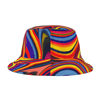 Retro Swirls Bucket Hat