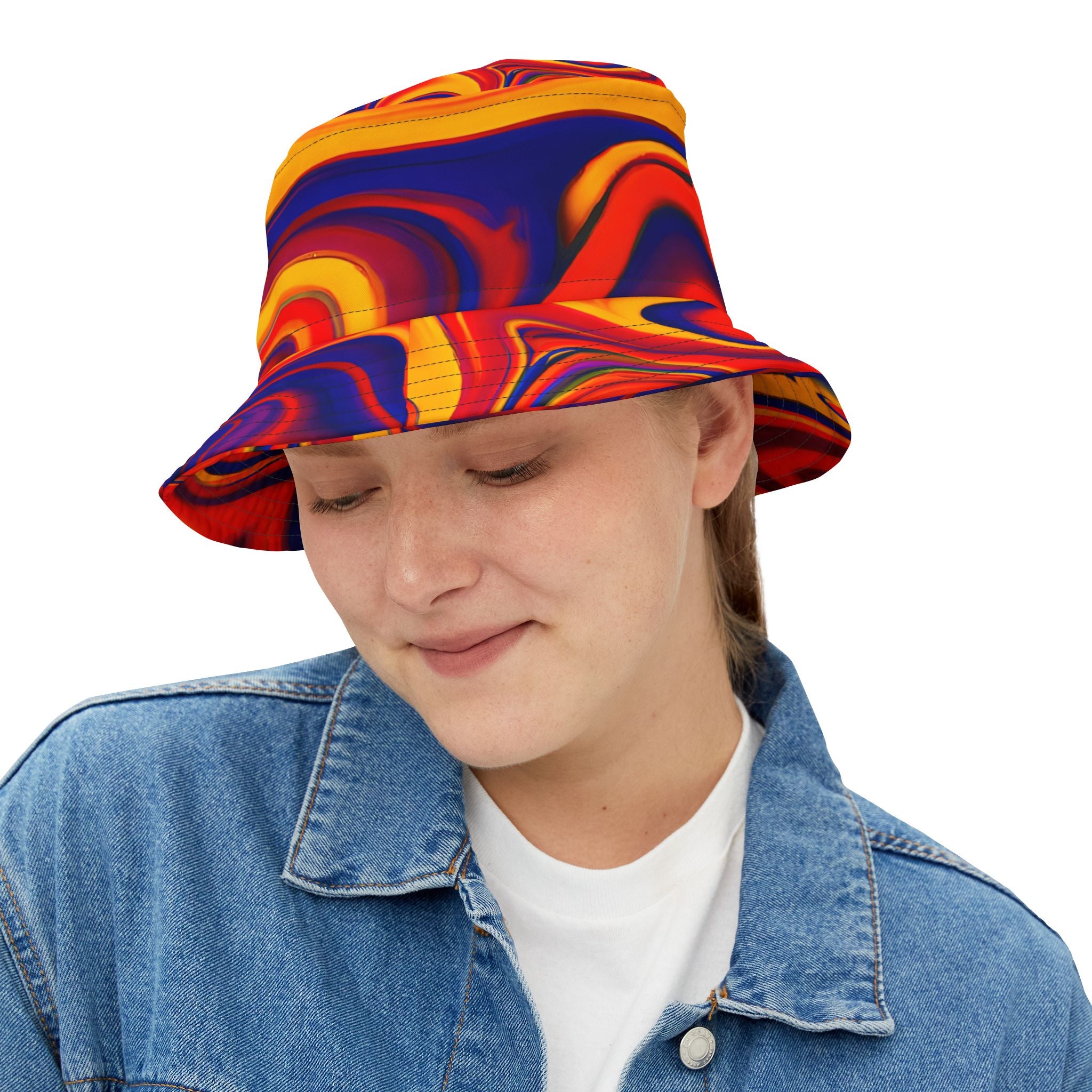 Liquid Hot Magma Bucket Hat