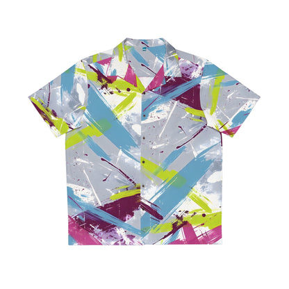 Hawaiian Shirts - Men's Tropical Color Mix Hawaiian Shirt - Acid Daddy