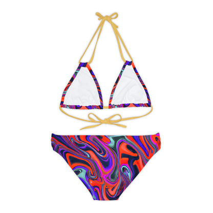 All Over Prints - Women's Euphoric Strappy Bikini - Acid Daddy