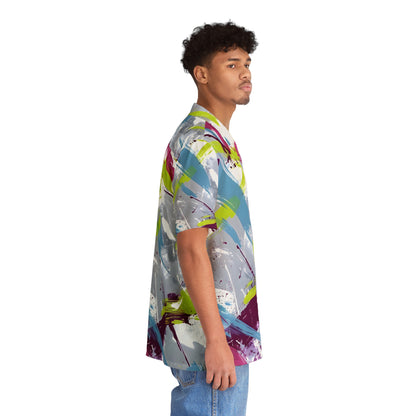 Hawaiian Shirts - Men's Tropical Color Mix Hawaiian Shirt - Acid Daddy