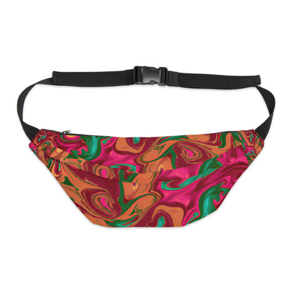 Bags - Vibrant Psychedelic Forest Fanny Pack (Large) - Acid Daddy