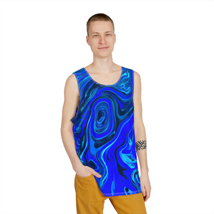 All Over Prints - Men's Chill Blue Ice Festival Tank Top - Acid Daddy