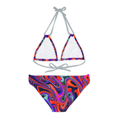 All Over Prints - Women's Euphoric Strappy Bikini - Acid Daddy